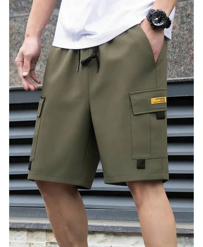Men's Cargo Shorts | Knee-Length Cut & Functional Pockets