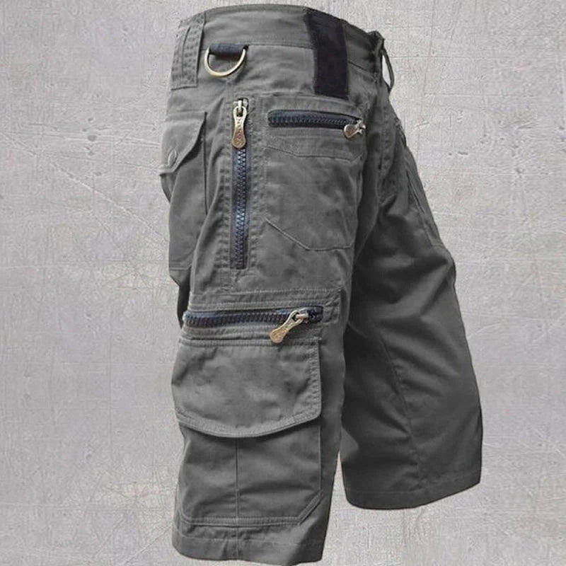 Men's Cargo Shorts | Relaxed Fit & Zip Pockets
