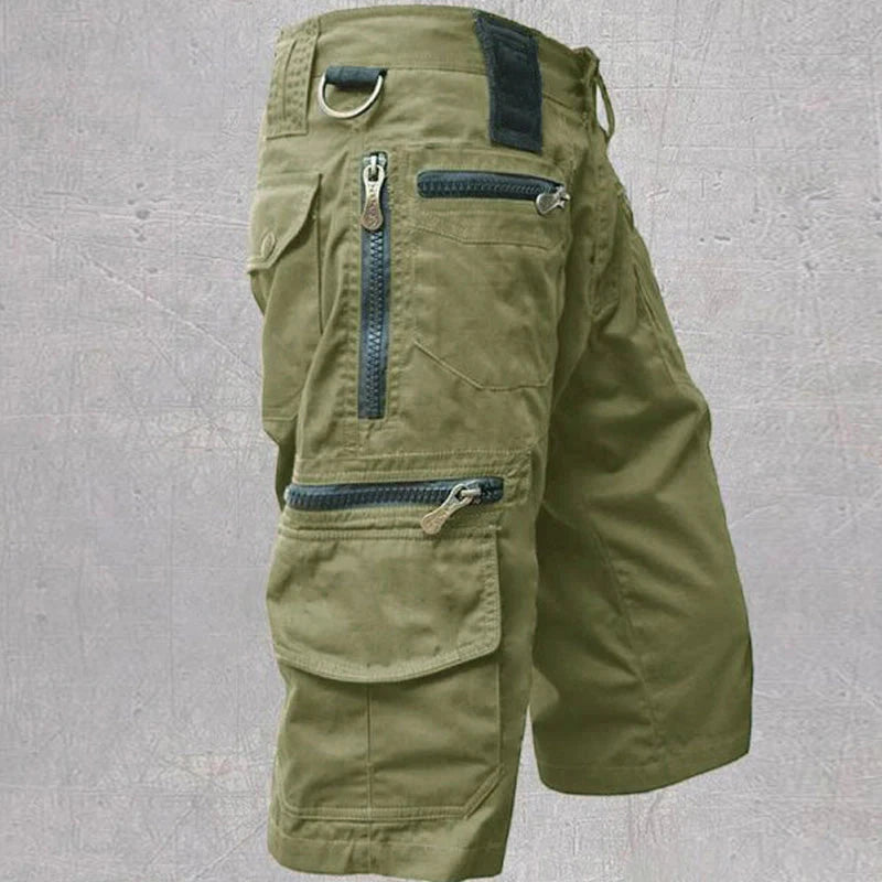 Men's Cargo Shorts | Relaxed Fit & Zip Pockets