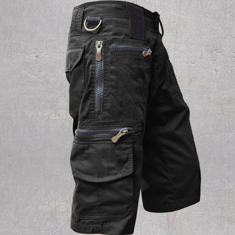 Men's Cargo Shorts | Relaxed Fit & Zip Pockets