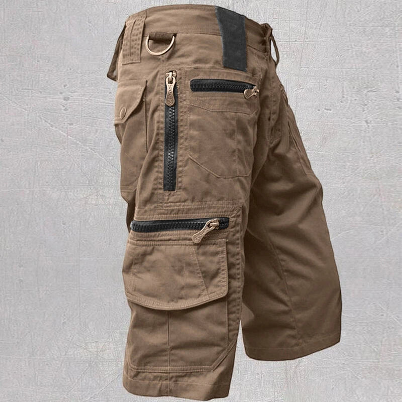 Men's Cargo Shorts | Relaxed Fit & Zip Pockets