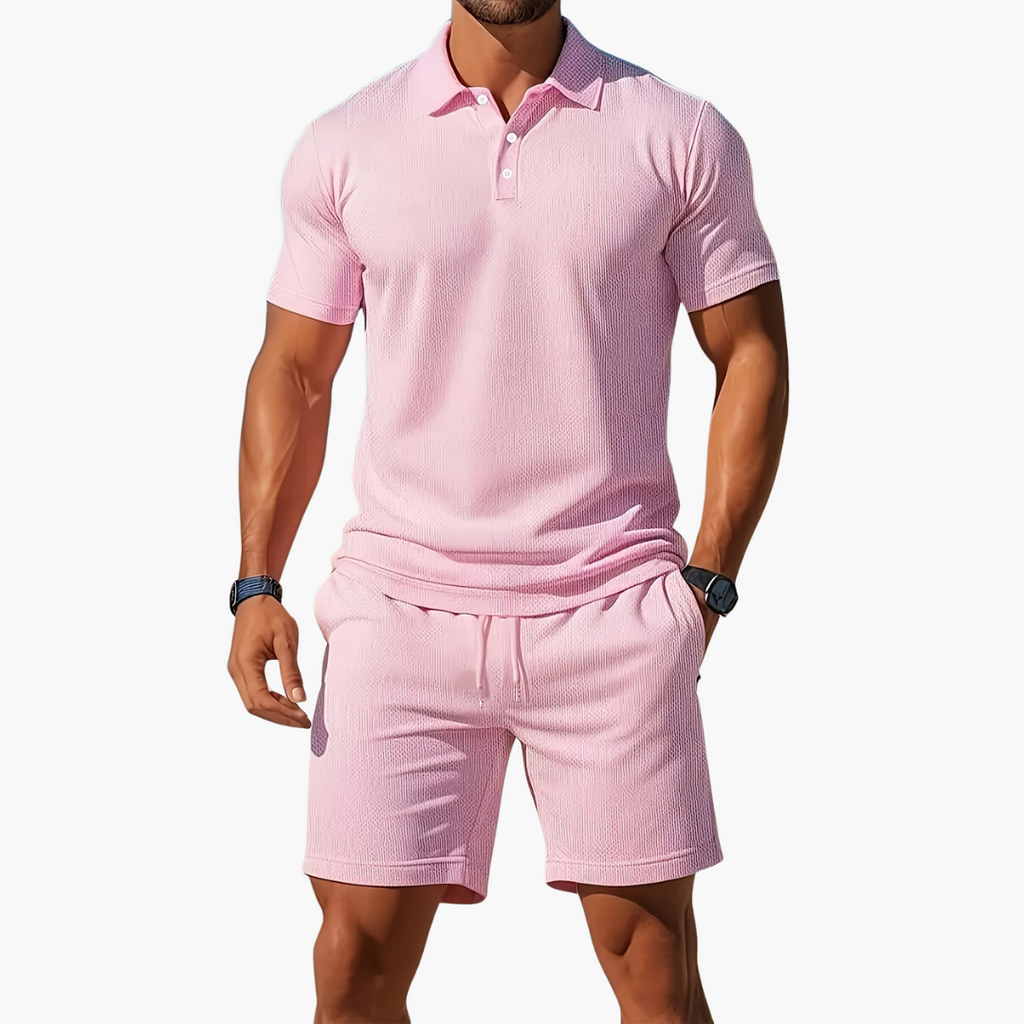 Men's Co-Ord Set | Polo Shirt & Shorts