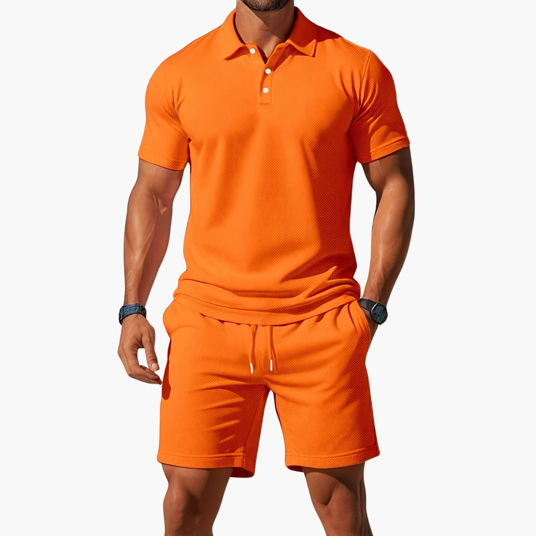 Men's Co-Ord Set | Polo Shirt & Shorts