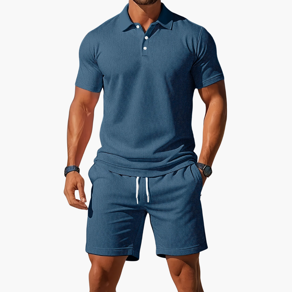 Men's Co-Ord Set | Polo Shirt & Shorts