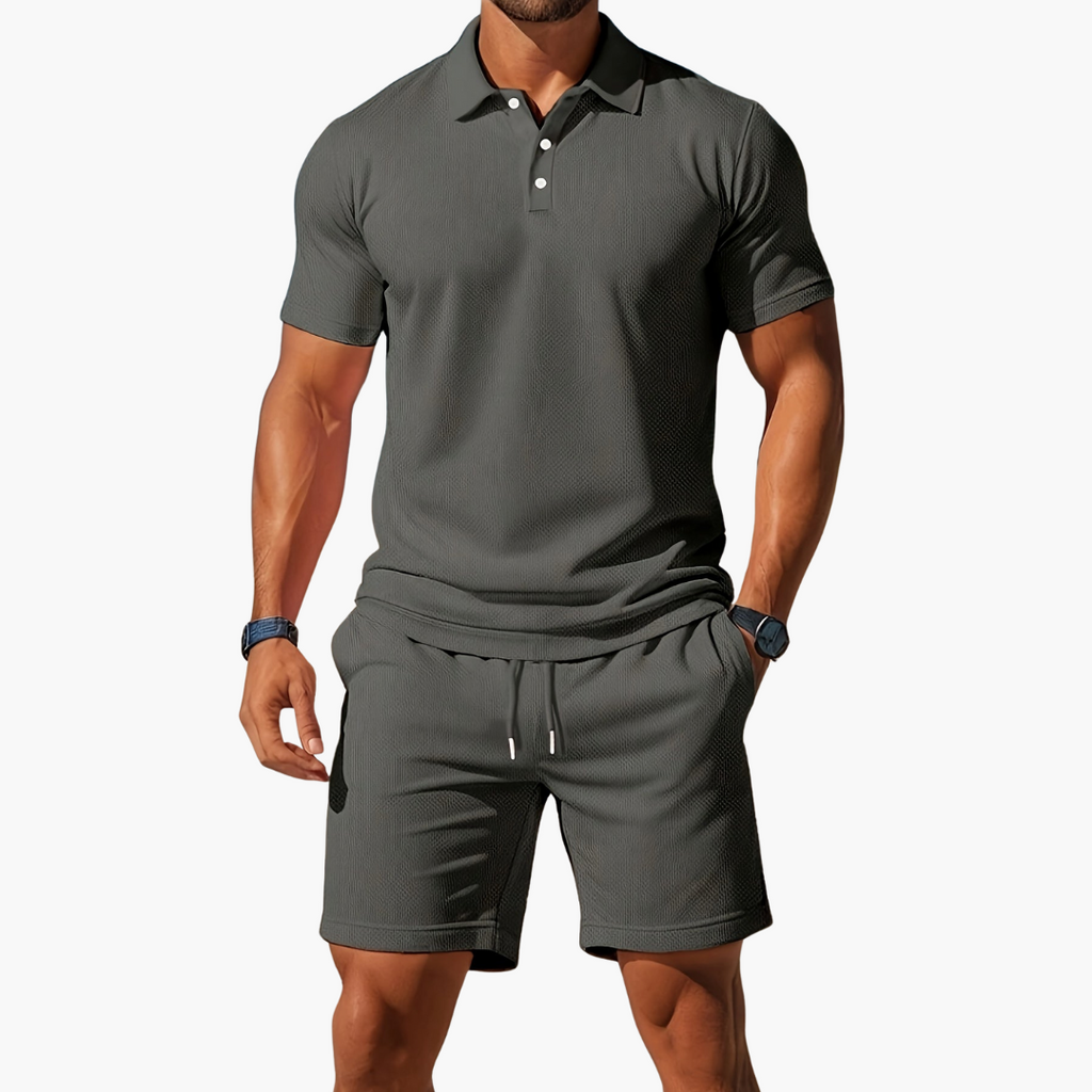 Men's Co-Ord Set | Polo Shirt & Shorts