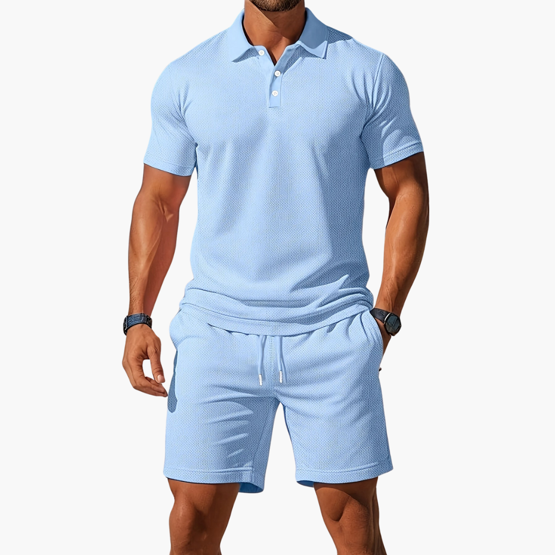 Men's Co-Ord Set | Polo Shirt & Shorts