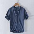 Men's Henley Shirt | Stand Collar Design