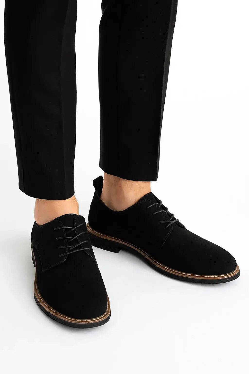 Men's Oxford Shoes | Suede Lace-Up Smart Casual Business Dress Shoes