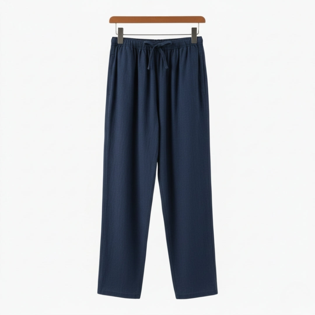 Men's Pantalon | Wide Leg Drawstring Fit