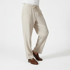 Men's Pantalon | Wide Leg Drawstring Fit