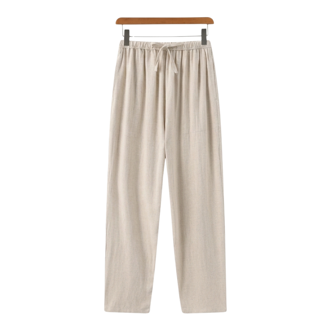 Men's Pantalon | Wide Leg Drawstring Fit