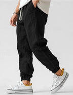 Men's Pants | Elasticated Cuff & Drawstring Waist