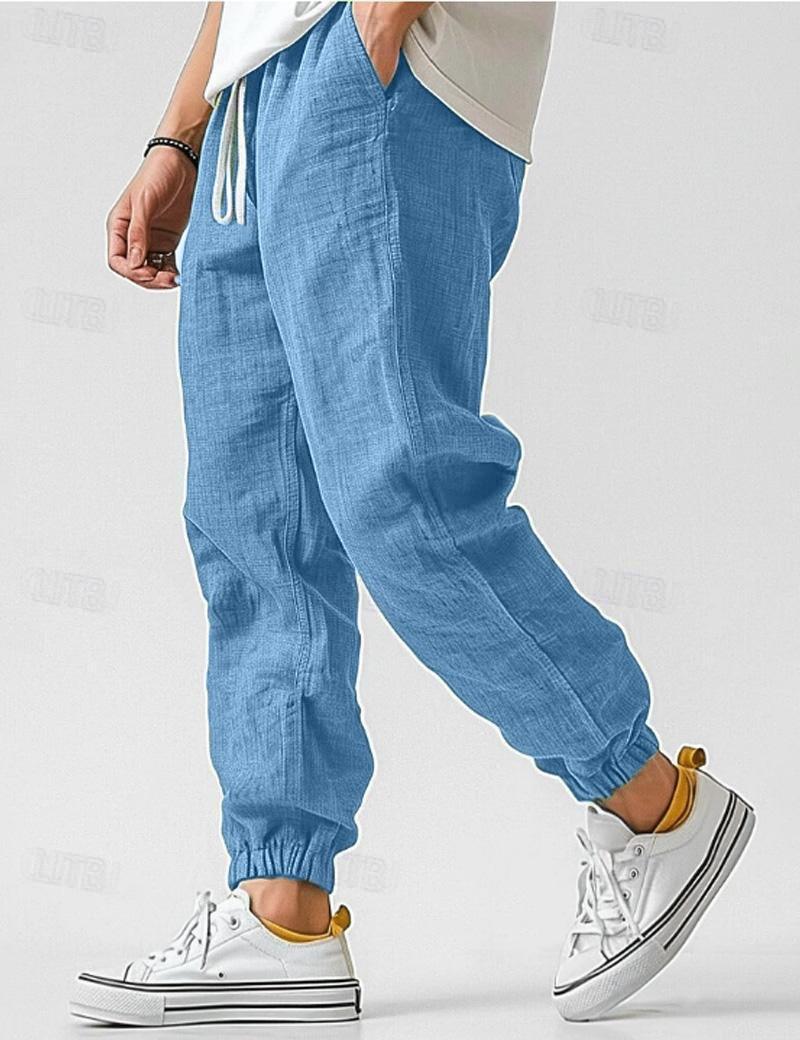 Men's Pants | Elasticated Cuff & Drawstring Waist