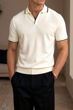 Men's Polo Shirt | Contrast Tipped Collar Design