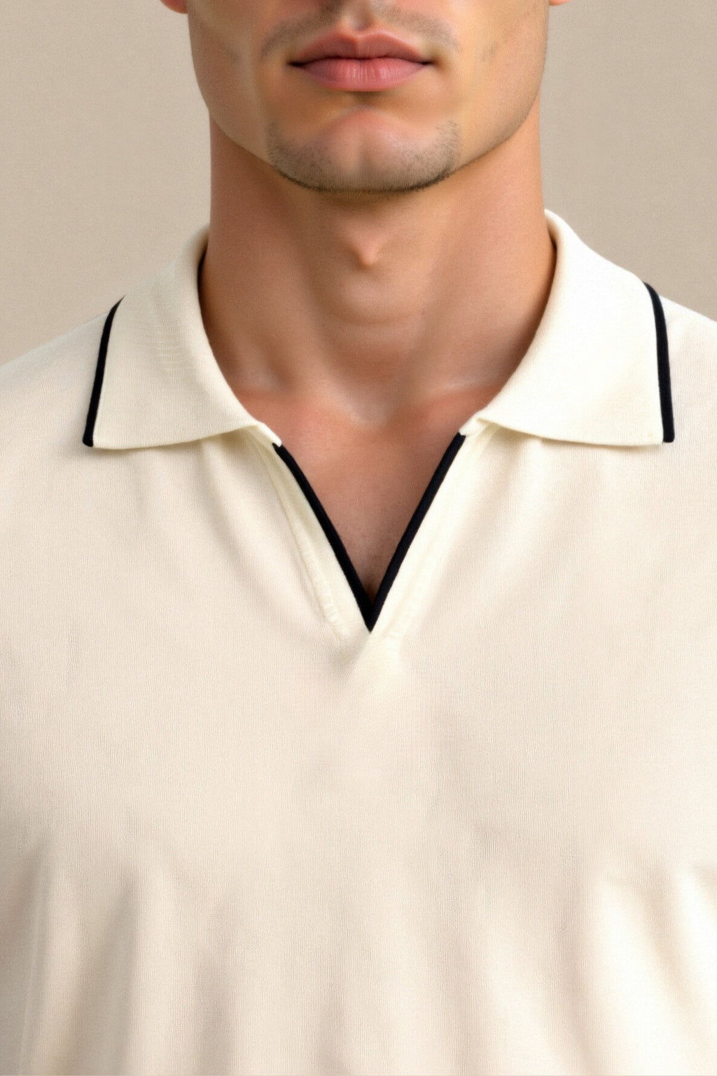 Men's Polo Shirt | Contrast Tipped Collar Design