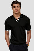 Men's Polo Shirt | Contrast Tipped Collar Design
