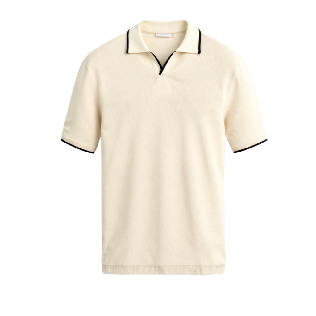 Men's Polo Shirt | Contrast Tipped Collar Design