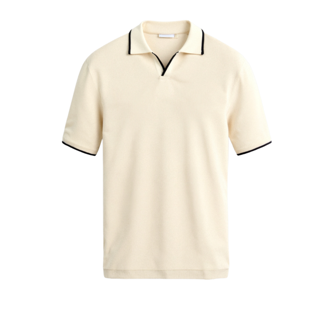 Men's Polo Shirt | Contrast Tipped Collar Design