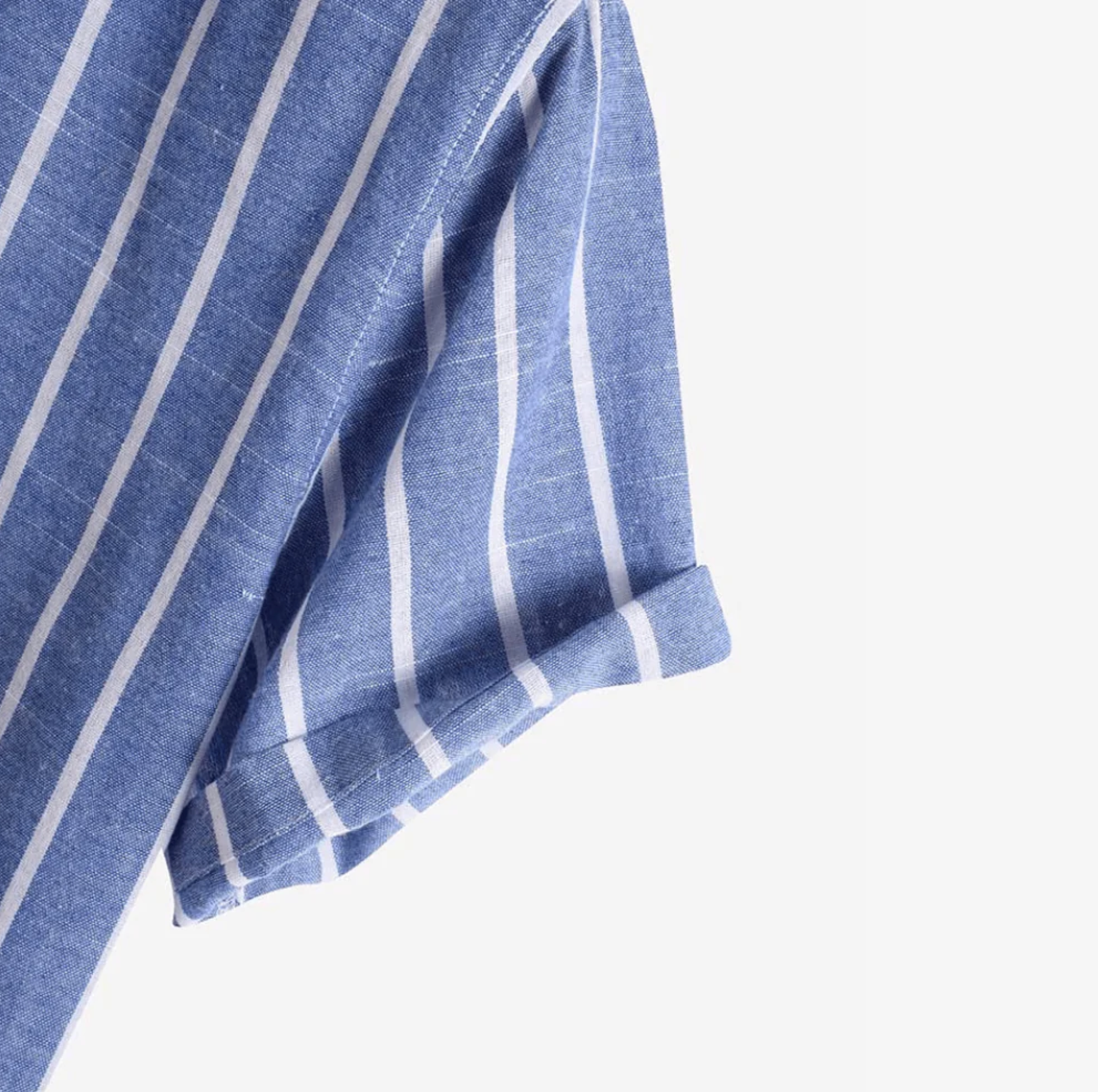 Men's Polo | Striped Stand Collar Design