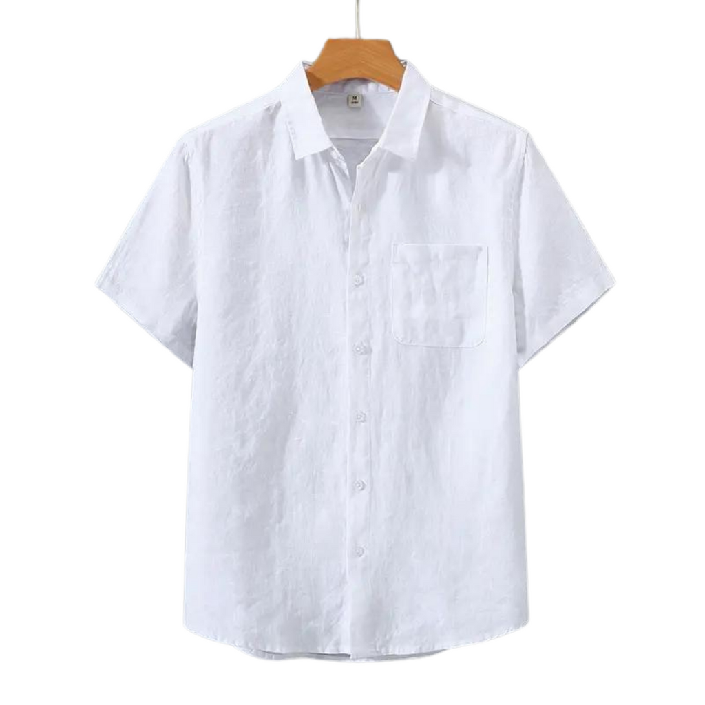 Men's Short Sleeve Polo Shirt | Classic Button-Up Design