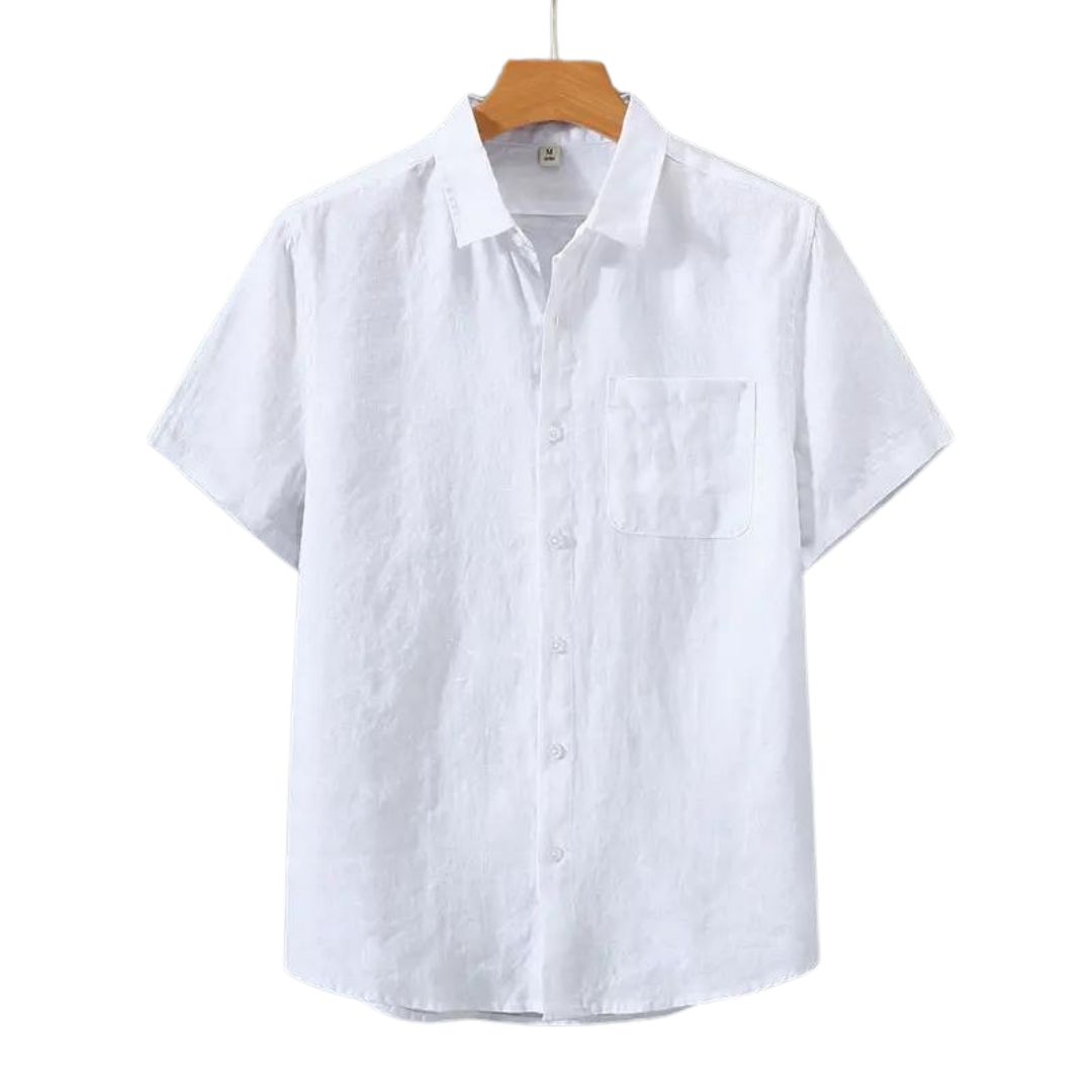 Men's Short Sleeve Polo Shirt | Classic Button-Up Design