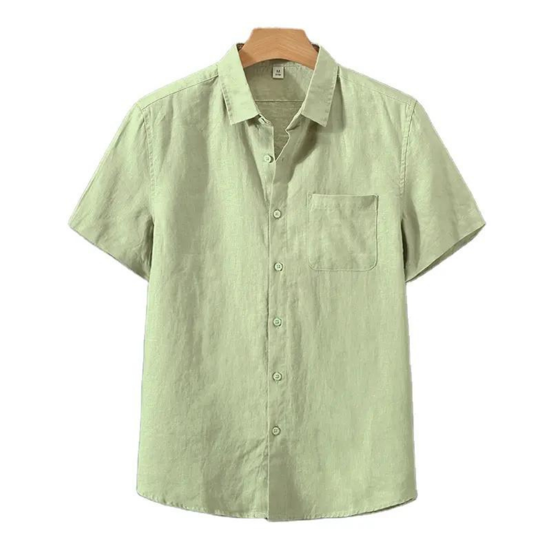 Men's Short Sleeve Polo Shirt | Classic Button-Up Design