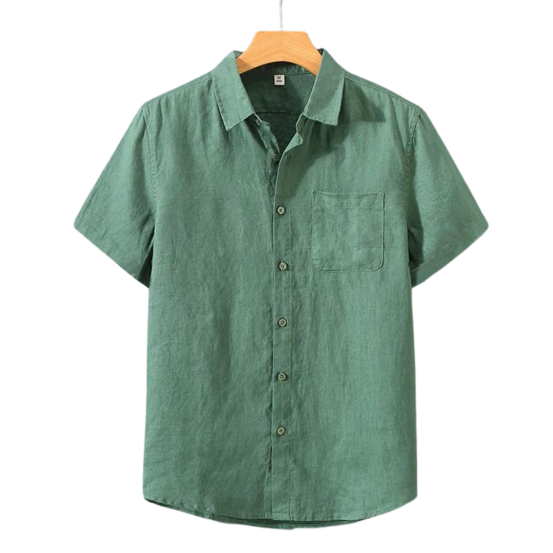 Men's Short Sleeve Polo Shirt | Classic Button-Up Design