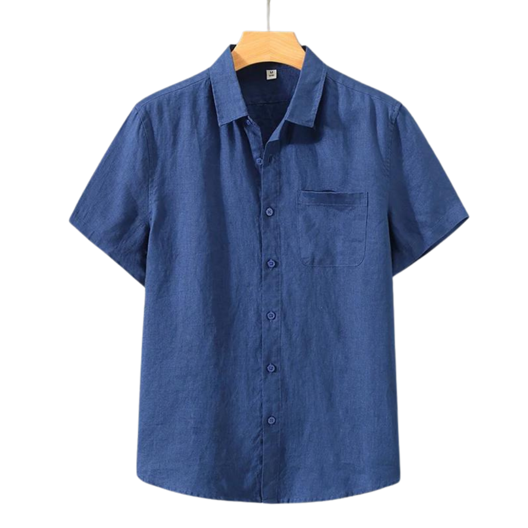 Men's Short Sleeve Polo Shirt | Classic Button-Up Design