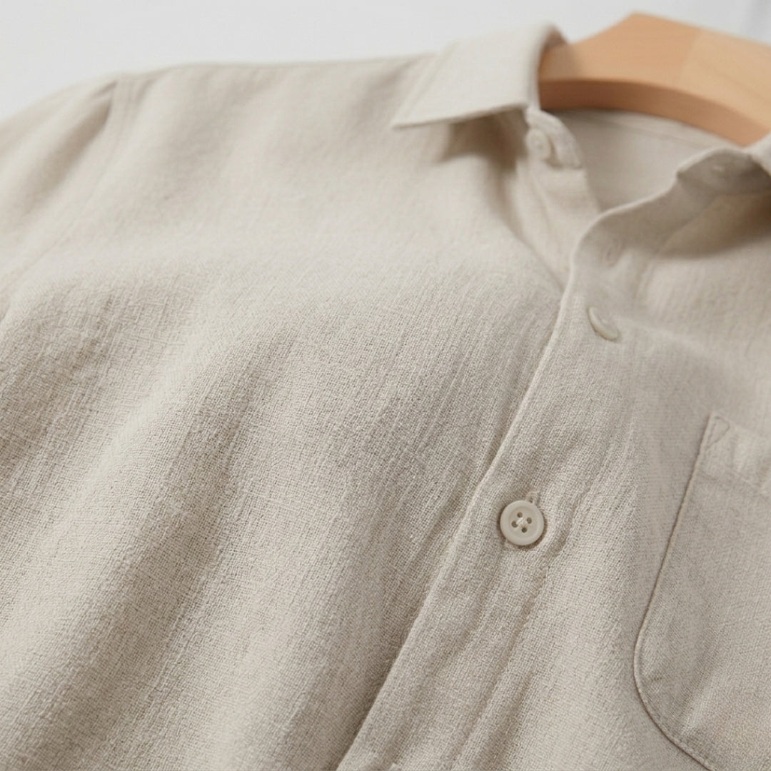 Men's Short Sleeve Polo Shirt | Classic Button-Up Design