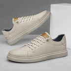 Men's Sneakers | Faux Leather & Lace-Up Flatform Sole