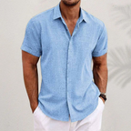 Men's Summer Polo | Relaxed Fit Smart Casual Short Sleeve Shirt