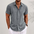 Men's Summer Polo | Relaxed Fit Smart Casual Short Sleeve Shirt