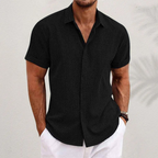 Men's Summer Polo | Relaxed Fit Smart Casual Short Sleeve Shirt