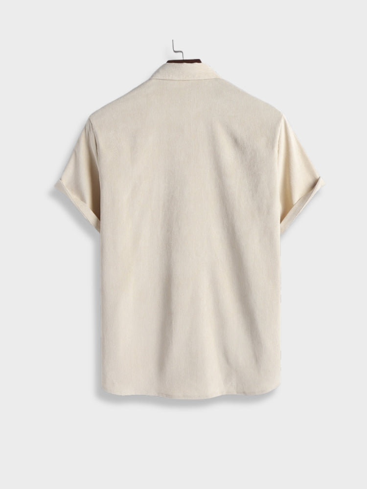 Men's Summer Set | Short Sleeve Shirt & Drawstring Shorts