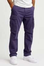 Men's Tactical Pants | Loose Fit Cargo Trousers with Elastic Waist