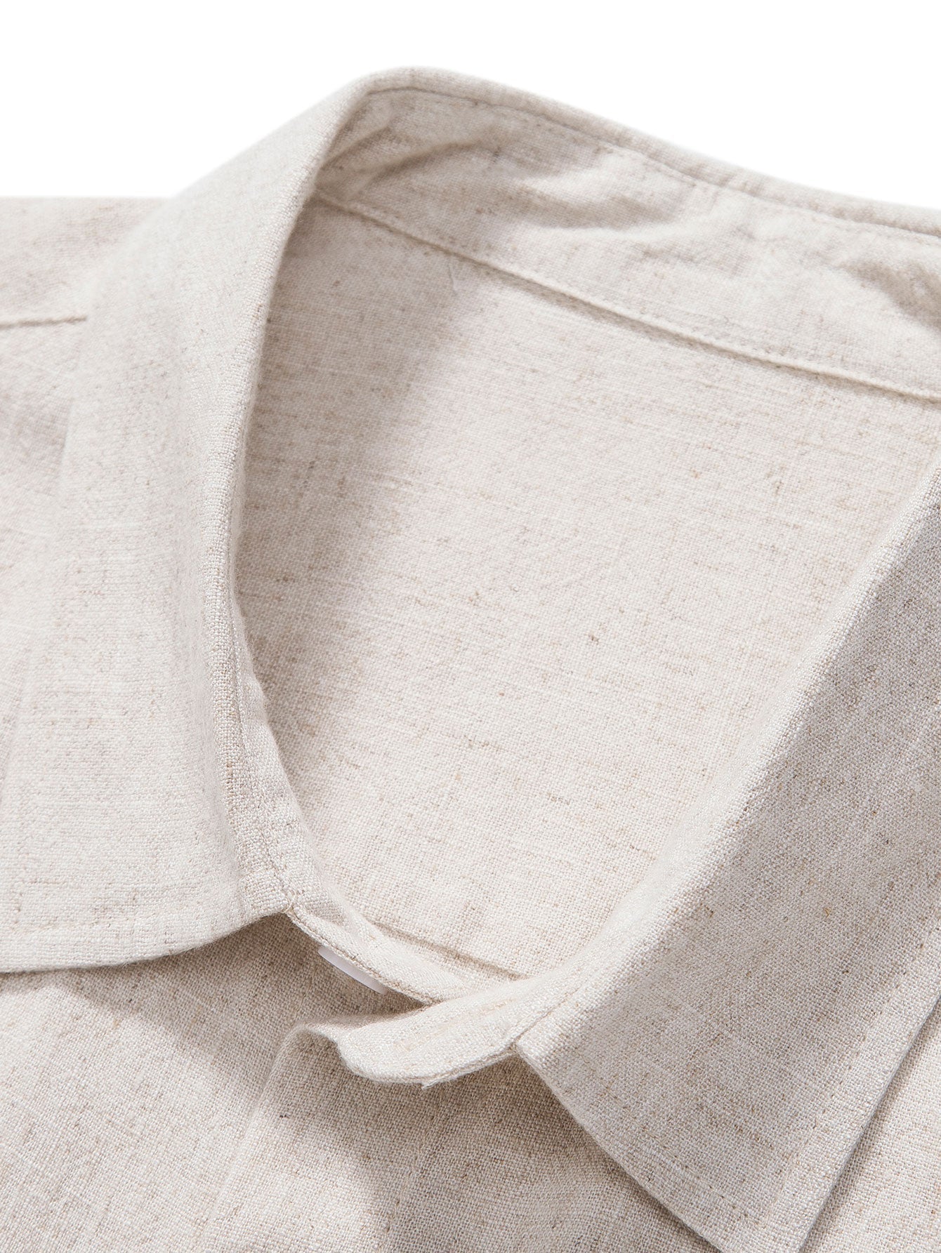Men's Two Piece Set | Notched Collar Shirt & Trousers