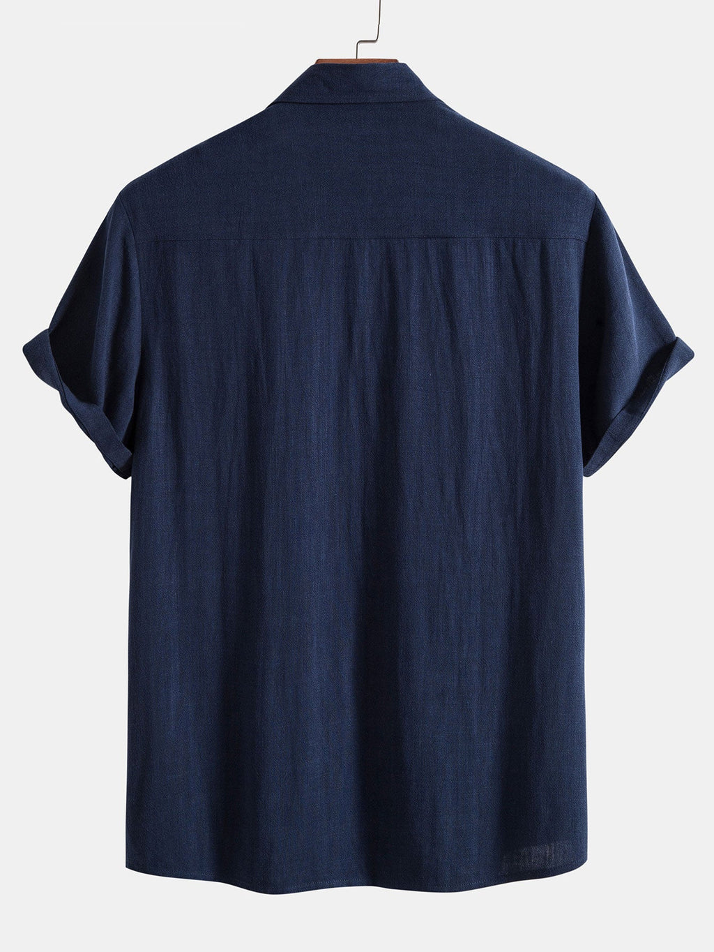 Men's Two Piece Set | Notched Collar Shirt & Trousers