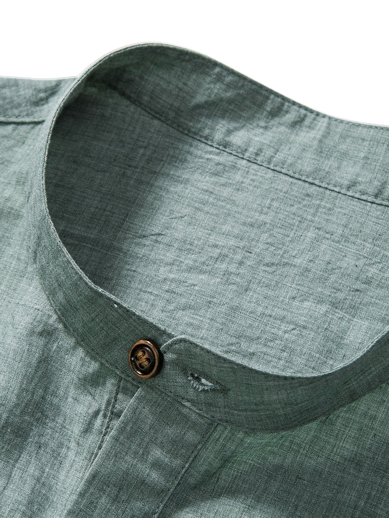 Men's Two Piece Set | Stand Collar Shirt & Trousers