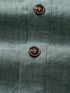 Men's Two Piece Set | Stand Collar Shirt & Trousers