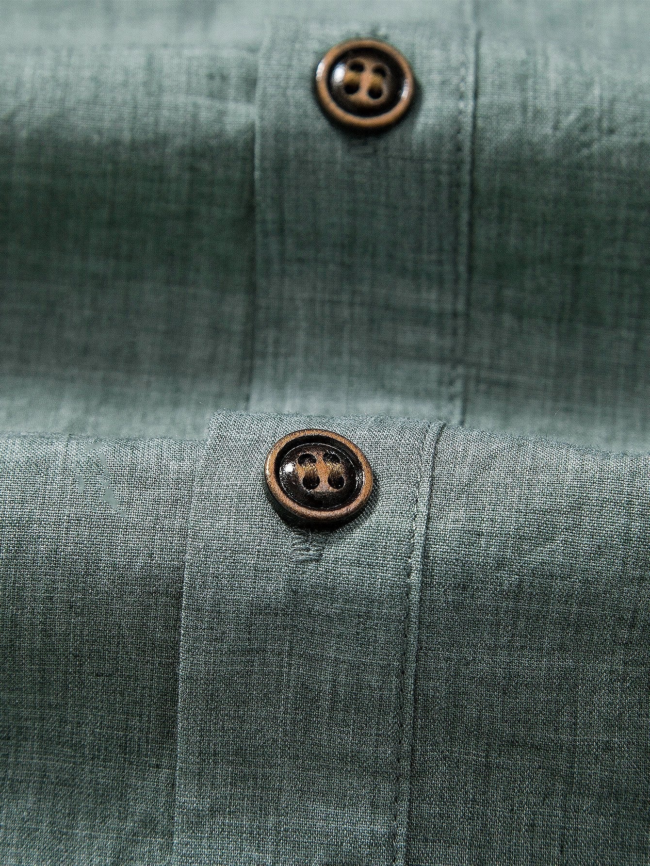 Men's Two Piece Set | Stand Collar Shirt & Trousers