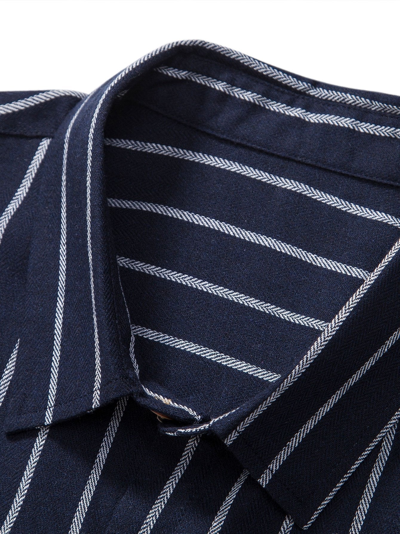 Men's Two Piece Set | Striped Shirt & Drawstring Trousers