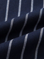 Men's Two Piece Set | Striped Shirt & Drawstring Trousers