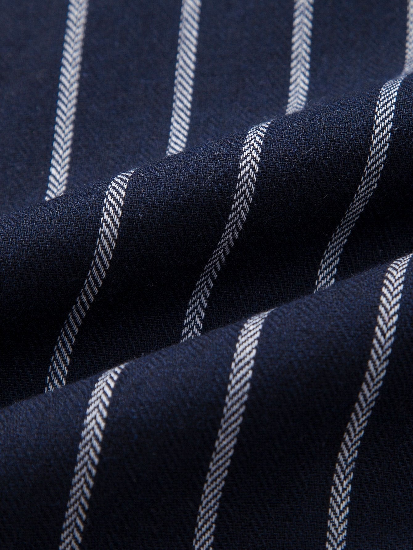 Men's Two Piece Set | Striped Shirt & Drawstring Trousers