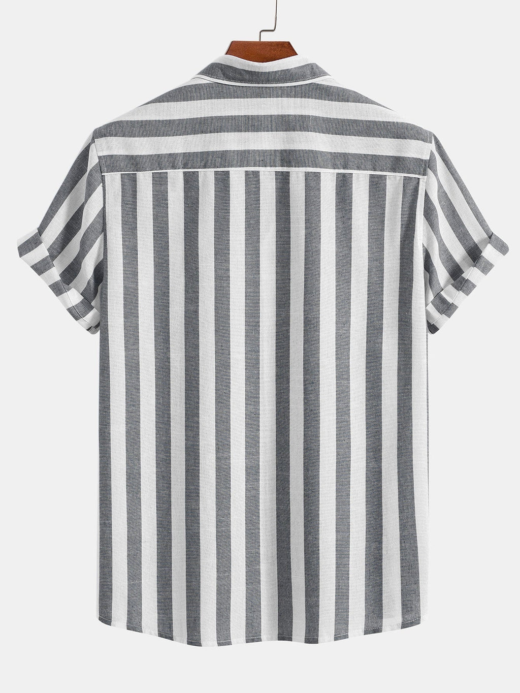 Men's Two Piece Set | Striped Shirt & Trousers