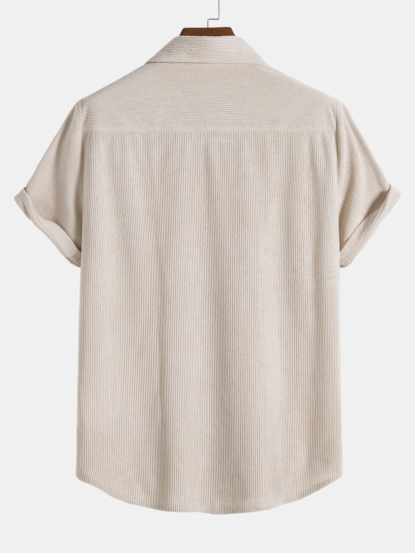 Men's Two Piece Set | Textured Shirt & Shorts