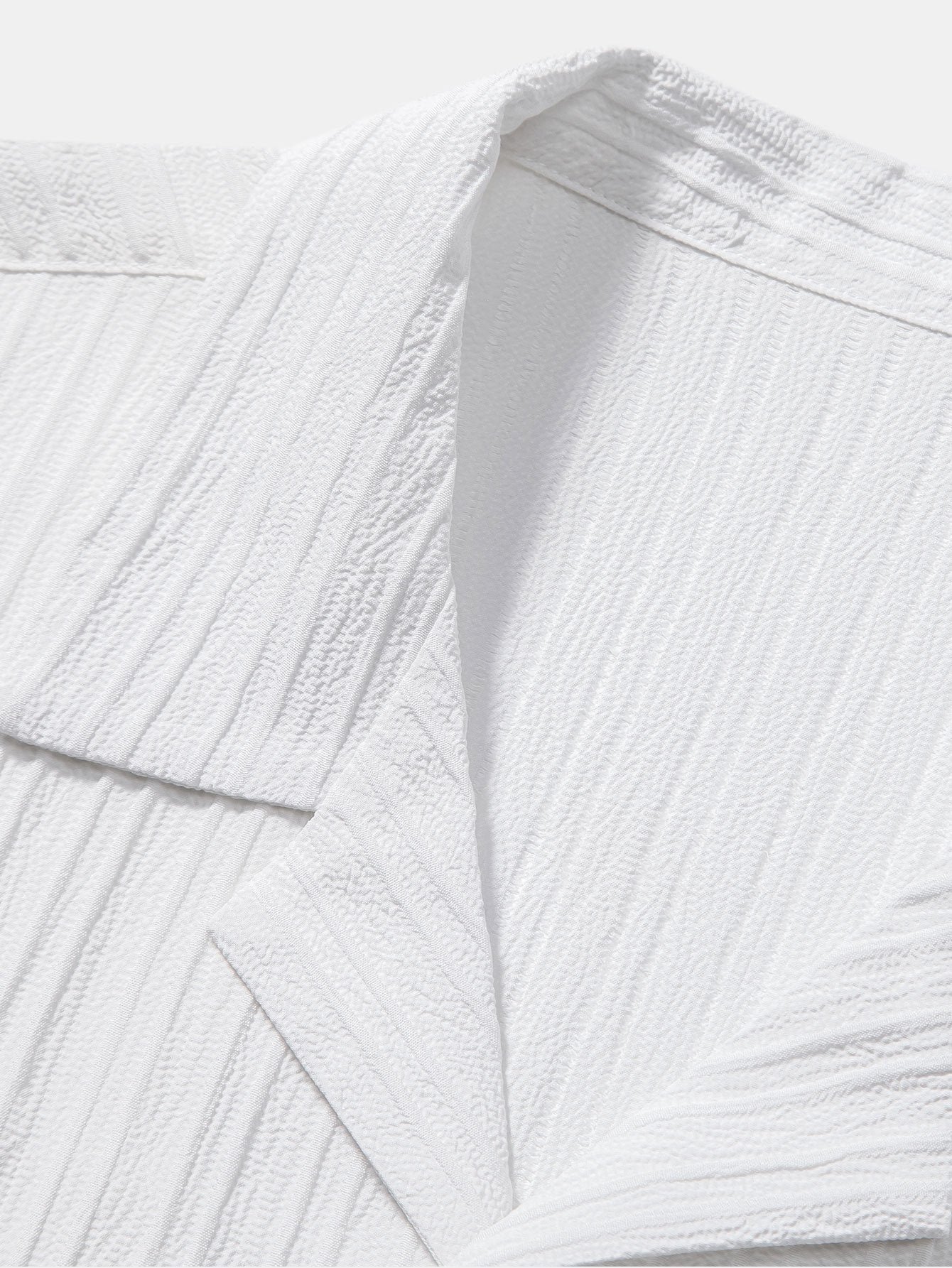 Men's Two Piece Set | Textured Shirt & Trousers