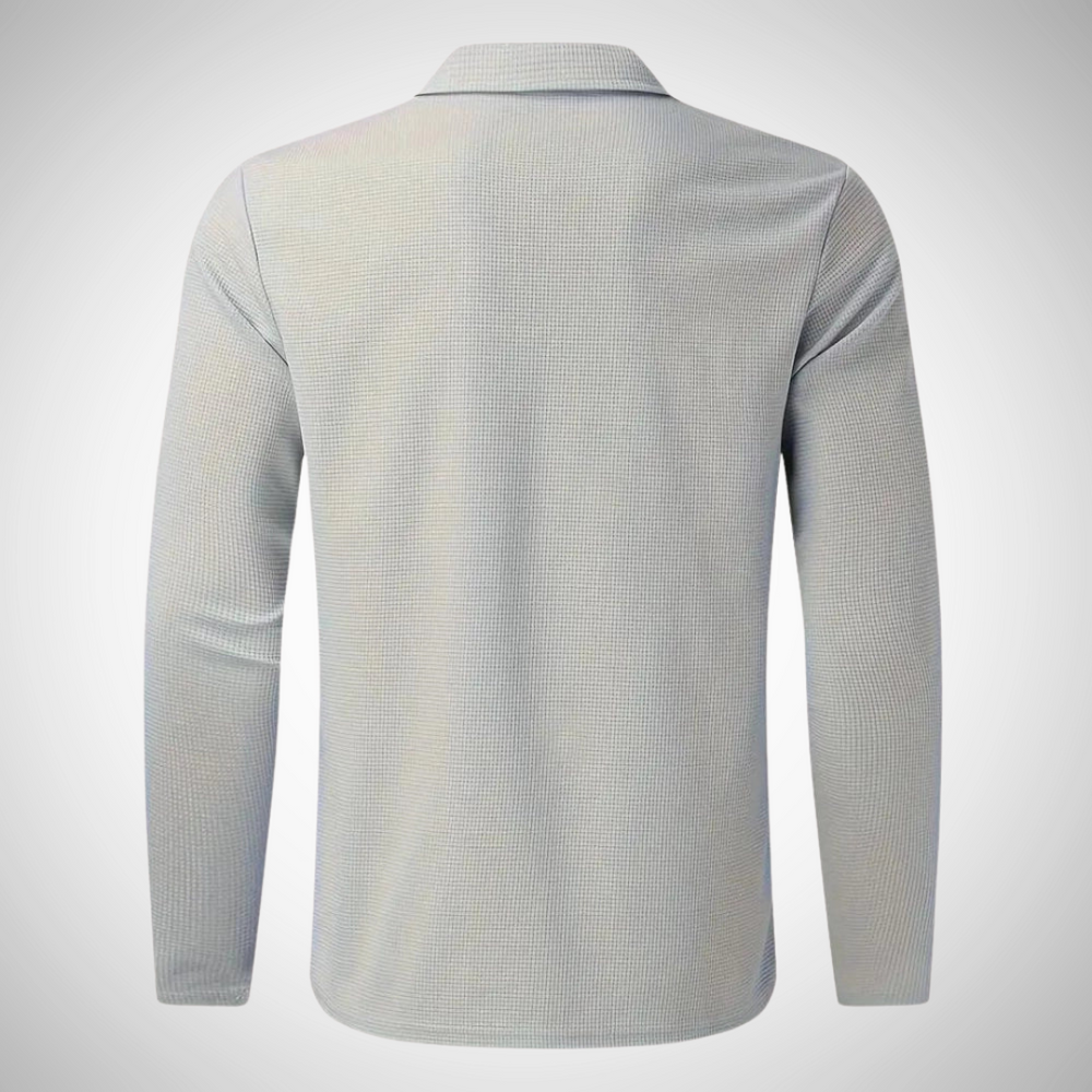 Isidore | Pull zippé à manches longues pour homme - Image 2