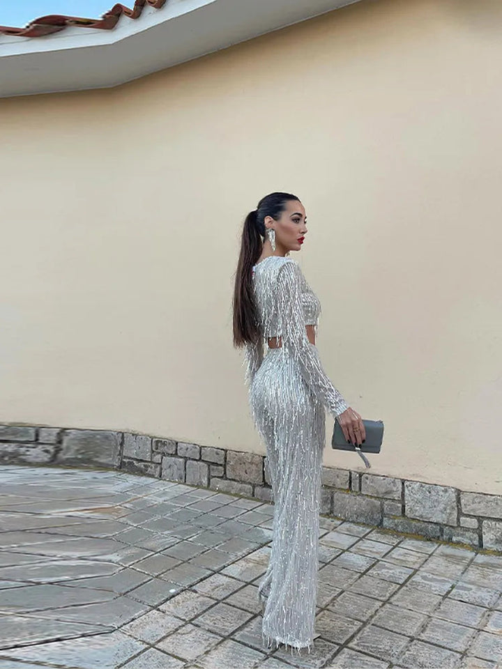 Mia | Dazzling Sequin Two Piece Set for Women