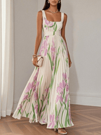 Mia | Elegant Chiffon Maxi Dress for Women