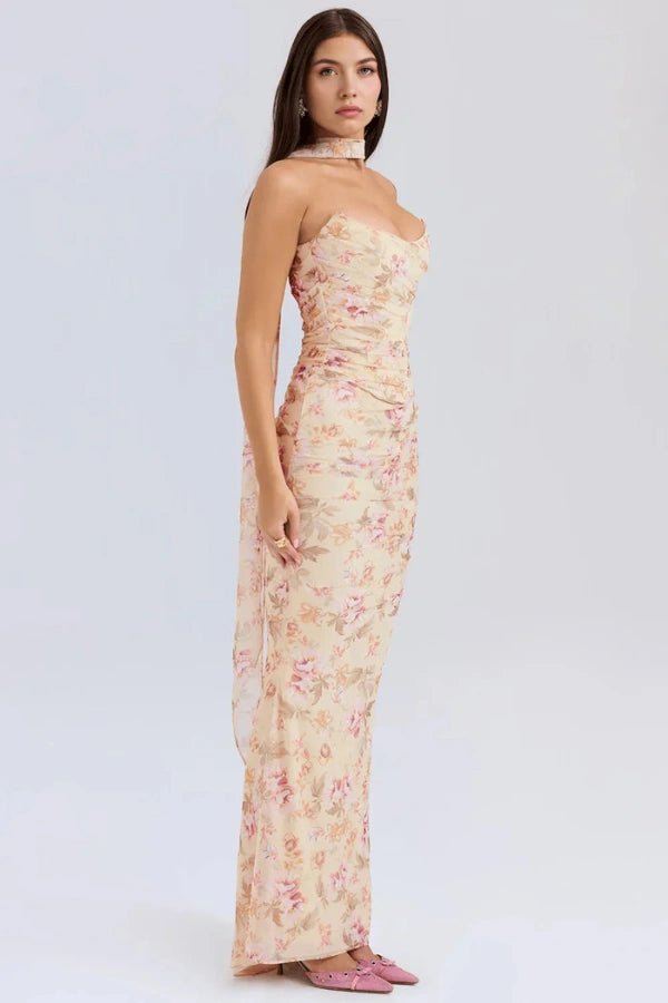 Mia | Elegant Strapless Corset Dress